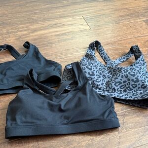 Running girl sports bras